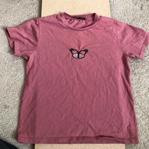 Brandy Melville Butterfly Tee